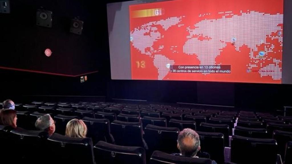 Interior de una de las salas de Multicines Odeón.