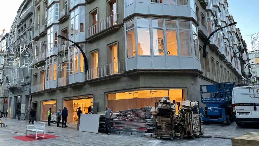 Nueva tienda de Zara en Príncipe a tres días de su apertura.