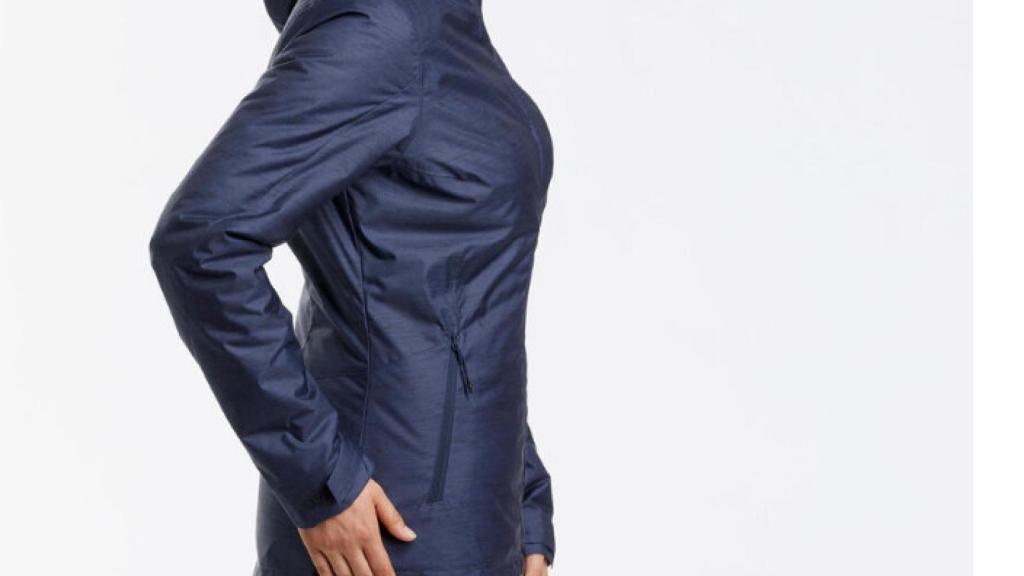 Chaqueta impermeable de Decathlon.