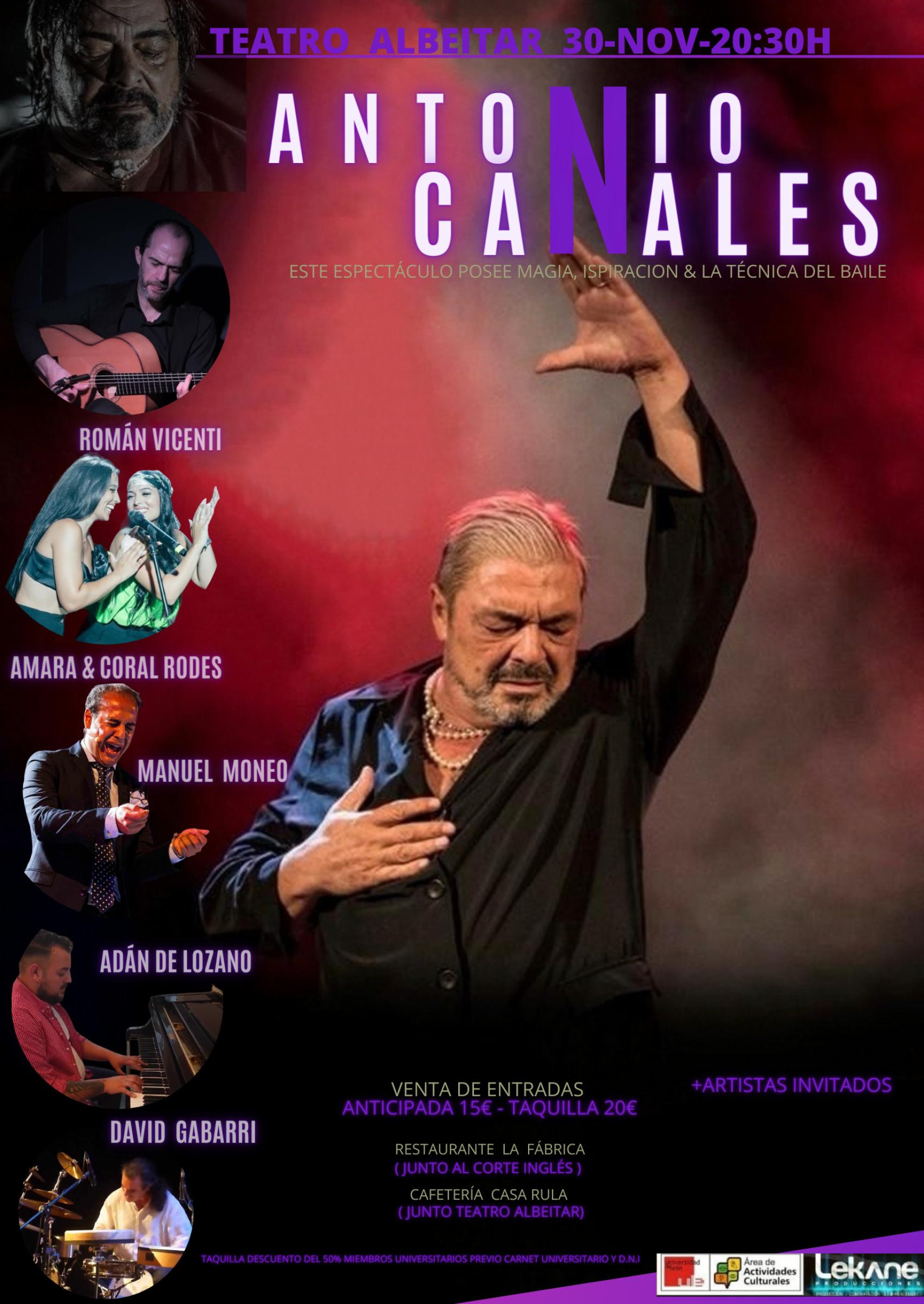 Cartel de 'Soleá' de Antonio Canales