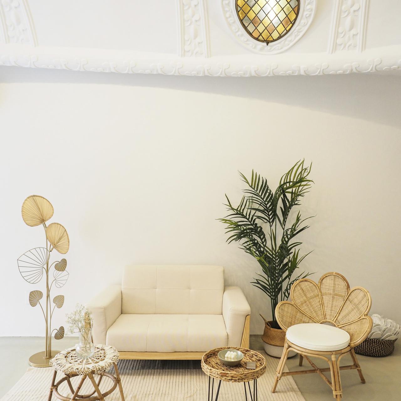 Uno de los rincones, a la entrada del centro.