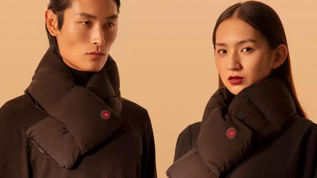 Bufanda Xiaomi en un comercial chino.