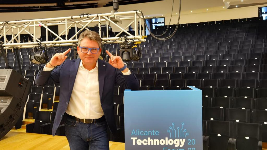 Marc Vidal, tras inaugurar las jornadas Alicante Technology Forum en el ADDA.