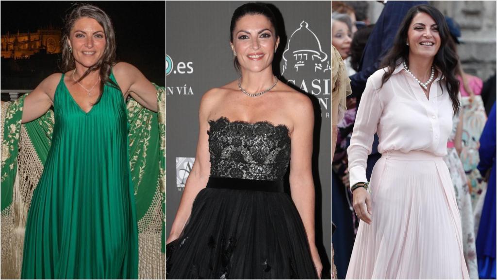 Macarena Olona con tres 'looks' diferentes.