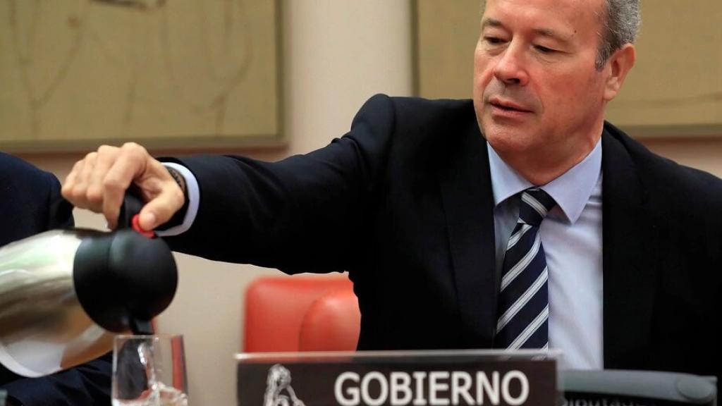 Juan Carlos Campo, en una imagen tomada cuando era ministro de Justicia de Pedro Sánchez.