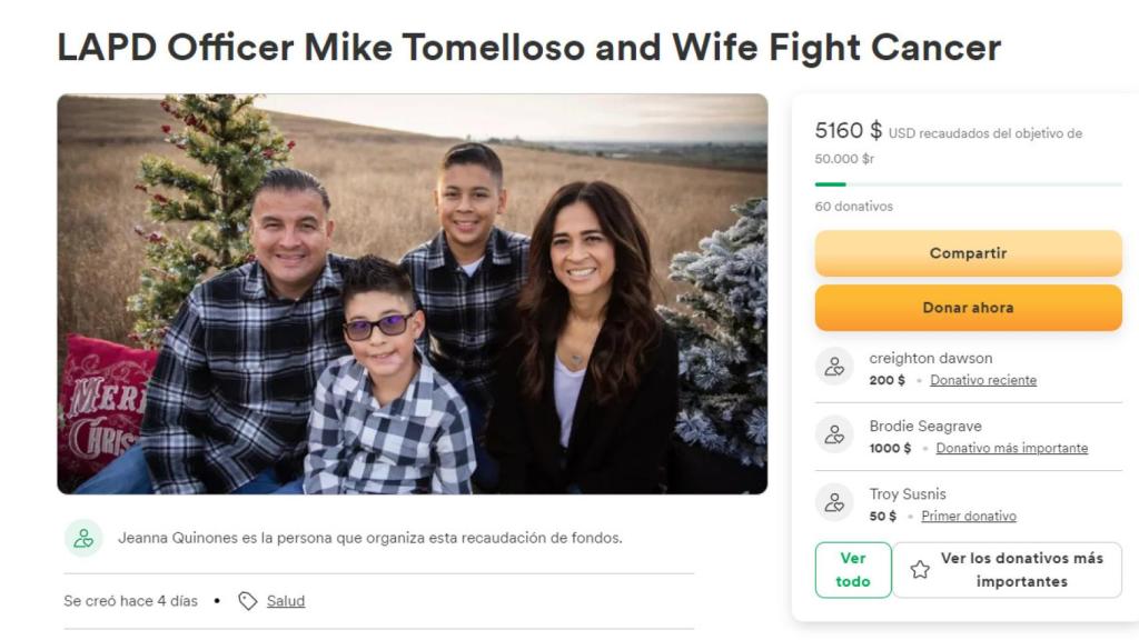 La policía de Los Ángeles pide colaboración para ayudar a los Tomelloso.