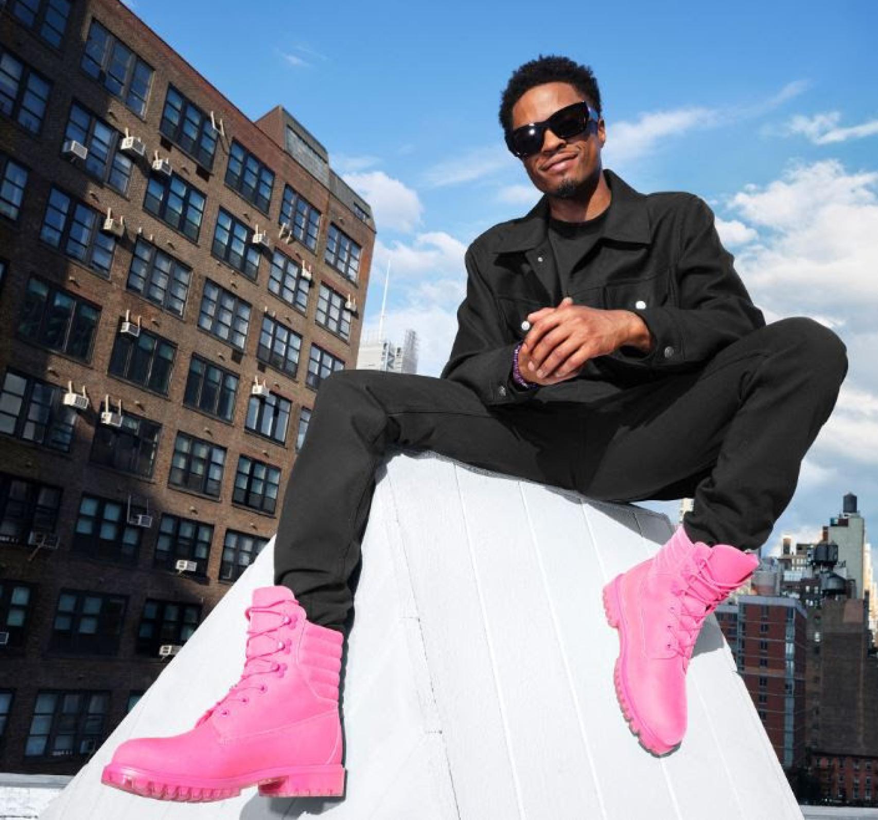 Uno de los modelos de Jimmy Choo x Timberland.