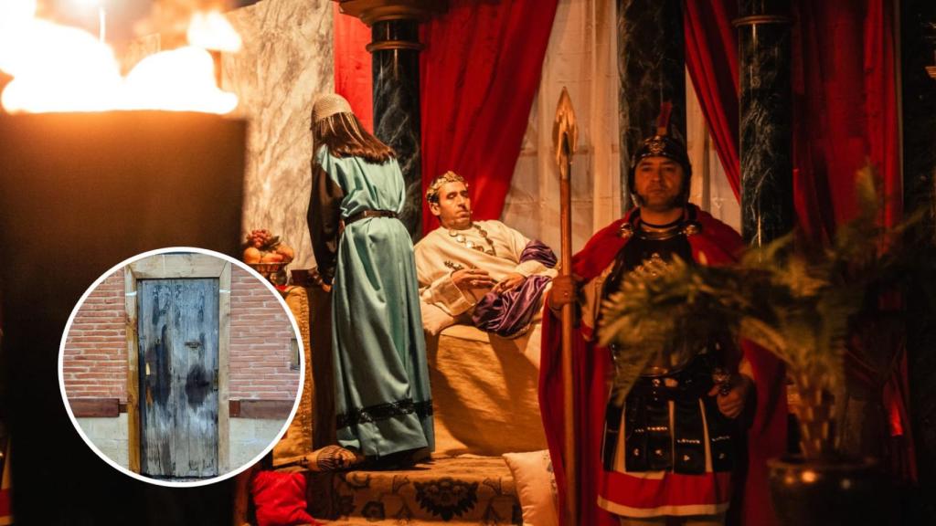 Belén Viviente de Laguna de Duero y la puerta forzada por los ladrones