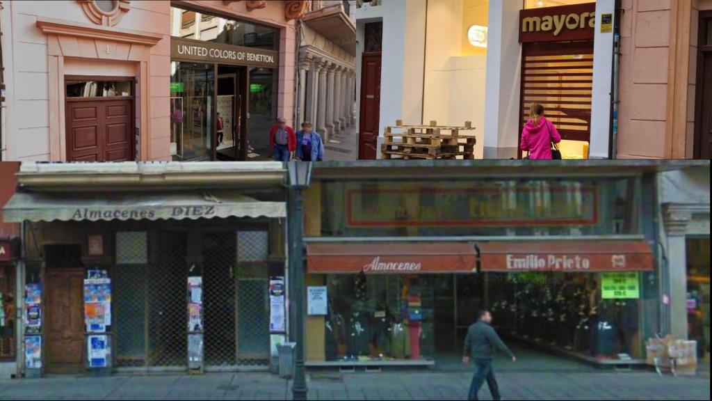 Montaje con Almacenes Díez y Almacenes Emilio Prieto