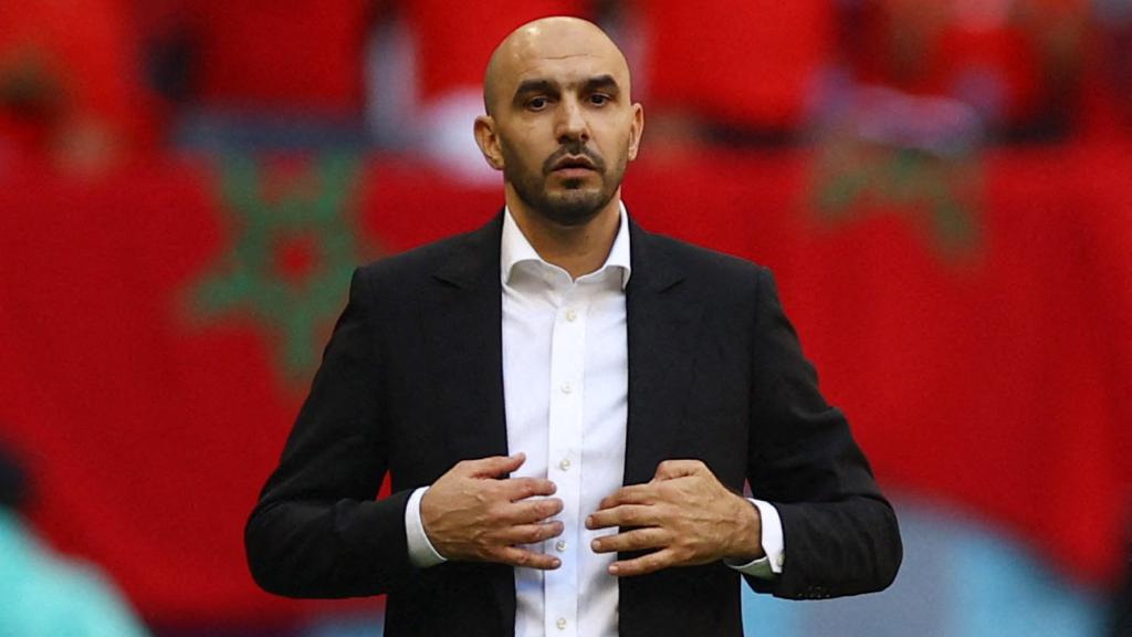Walid Regragui, seleccionador de Marruecos