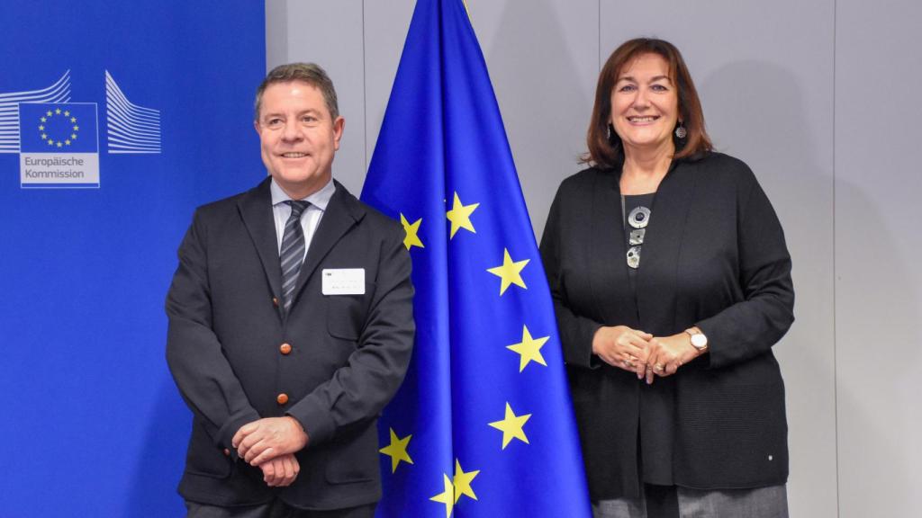 Emiliano García-Page junto a Dubravka Šuica. Foto: JCCM.