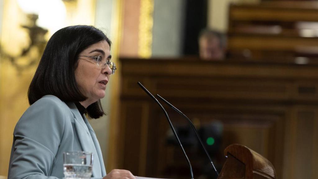 Carolina Darias en el Pleno de debate de la Ley de Presupuestos Generales del Estado para 2023.