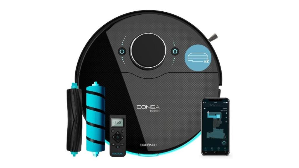 Robot aspirador y friegasuelos Conga 8090 Ultra T de Cecotec