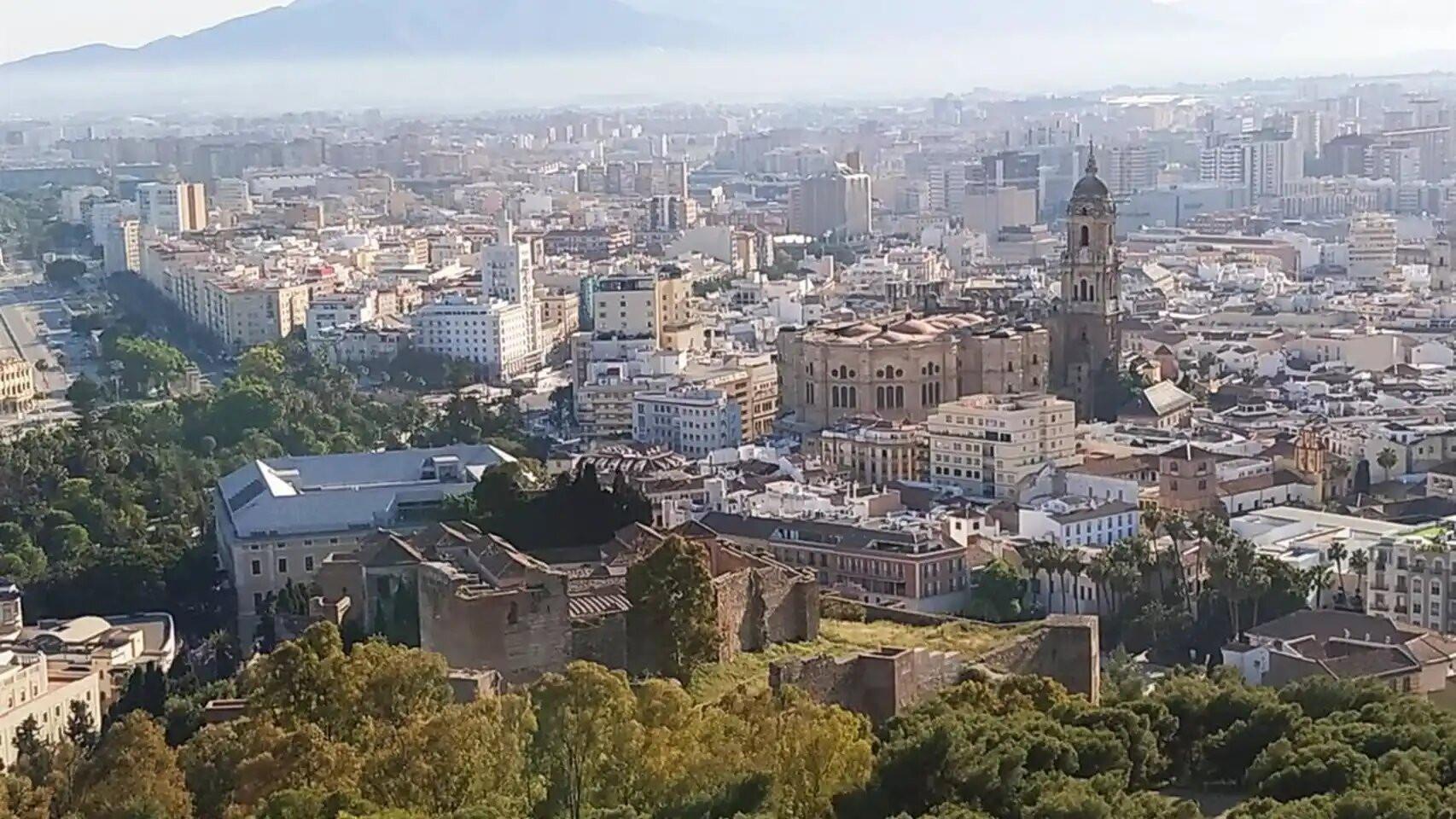 Vista de Málaga
