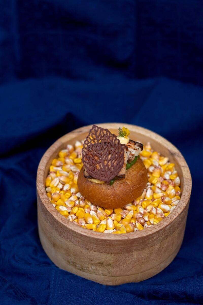 Tapa ‘Bocado de aldea’ de Bacelo. Imagen: ferrol.gal/tapeate