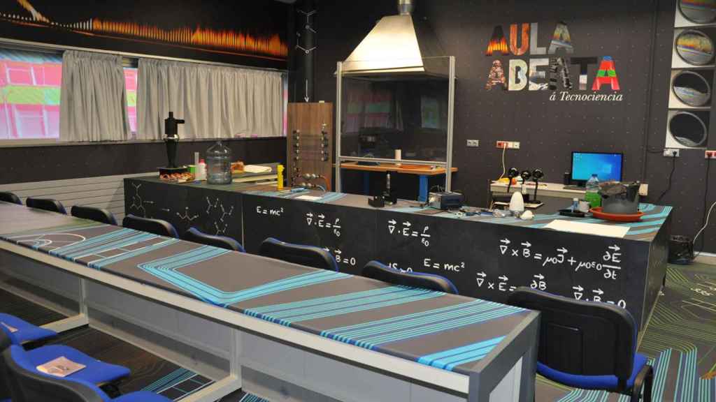 Imagen del Aula abierta a la TecnoCiencia de la UVigo.