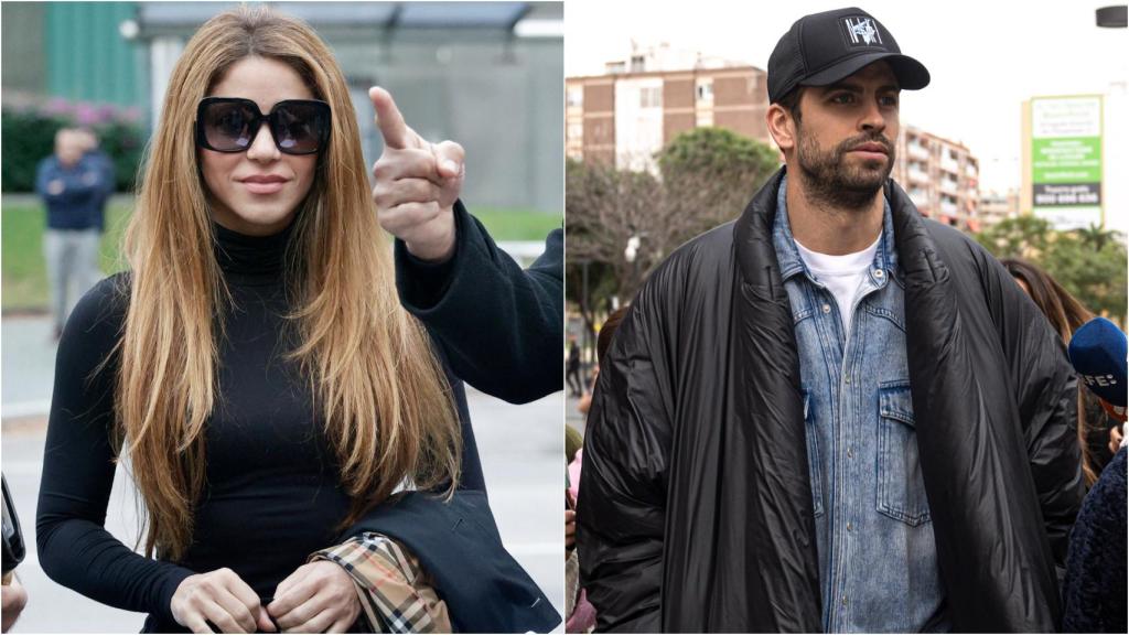 La cantante Shakira y su ya exmarido, Gerard Piqué, a su llegada a la Ciudad de la Justicia. en Barcelona, este jueves, 1 de diciembre de 2022.