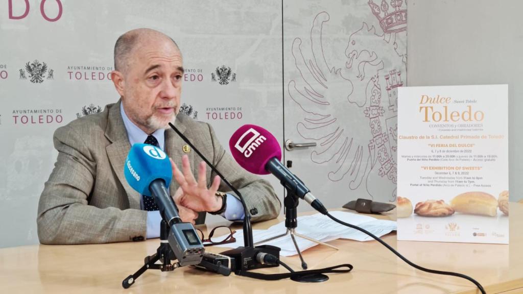 Francisco Rueda en rueda de prensa.