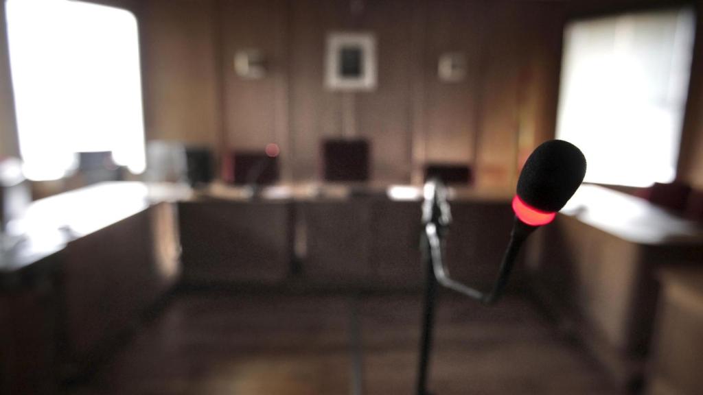 Una sala de juicios vacía, en imagen de archivo.