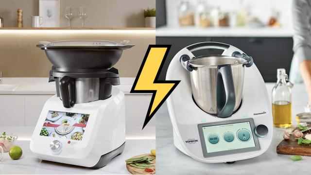 Fotomontaje con la Monsieur Cuisine Smart y la TM6 de Thermomix.