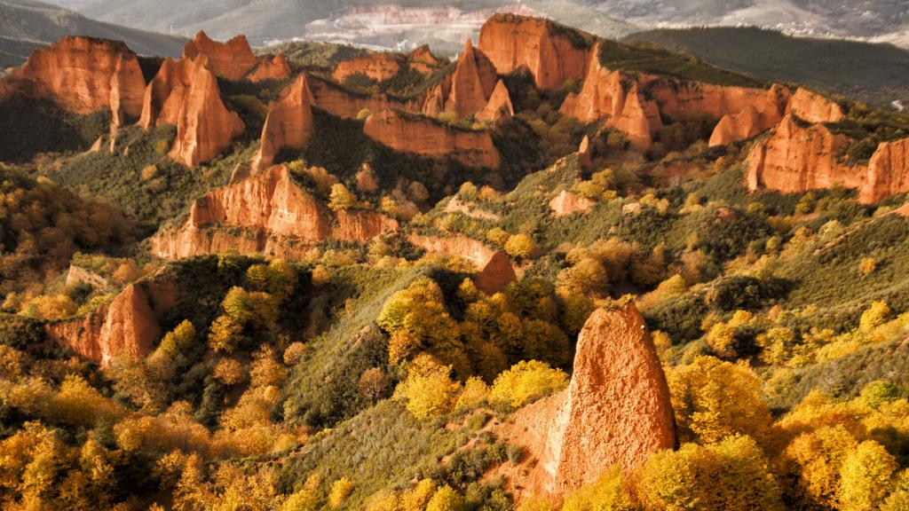 Las Médulas, en El Bierzo, León.