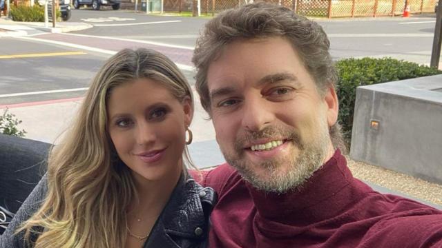 Pau Gasol y Catherine McDonnell en una imagen compartida en Instagram.