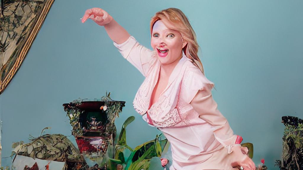 Una de las imágenes creadas con inteligencia artificial para la campaña promocional de Sónar 2023