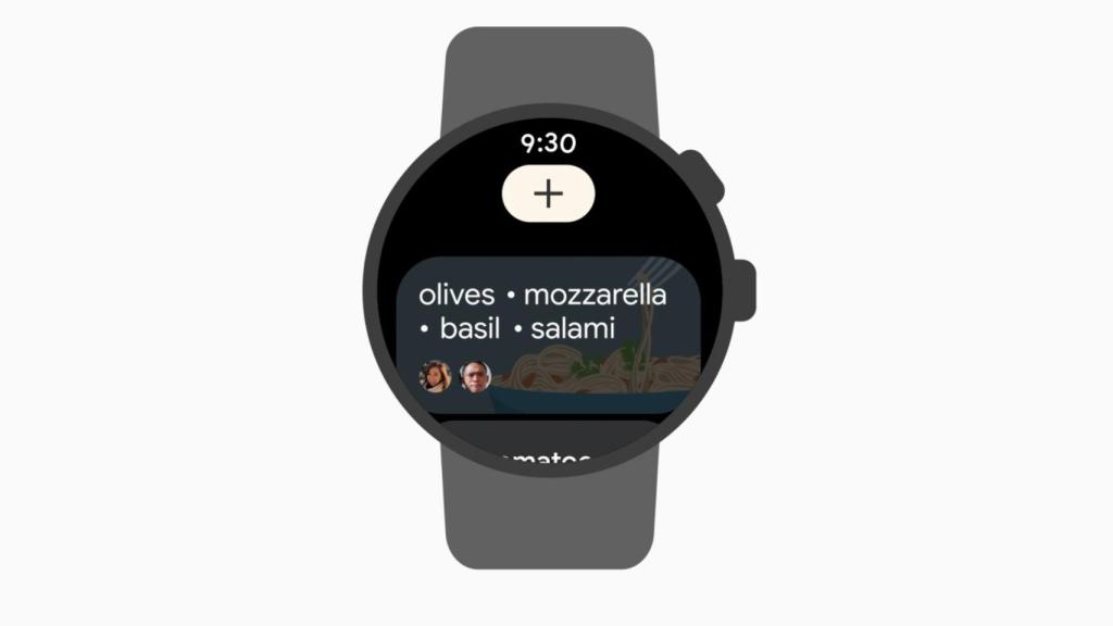 Nueva app de Google Keep para Wear OS