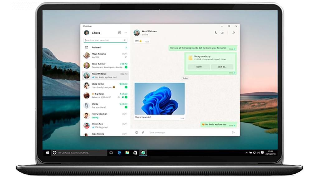 WhatsApp en Windows