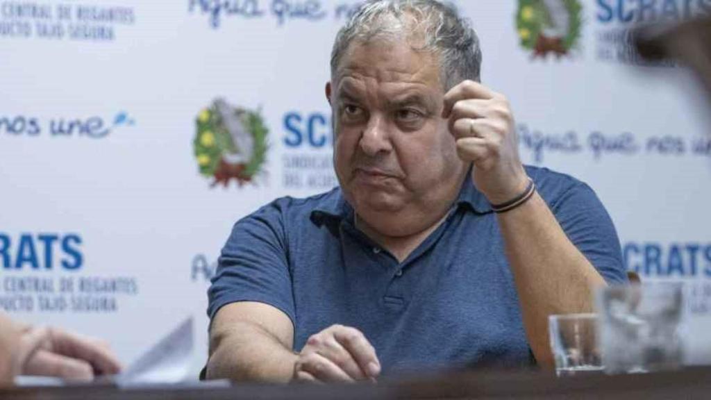 Lucas Jiménez, presidente del Scrats, en una entrevista concedida a EL ESPAÑOL.