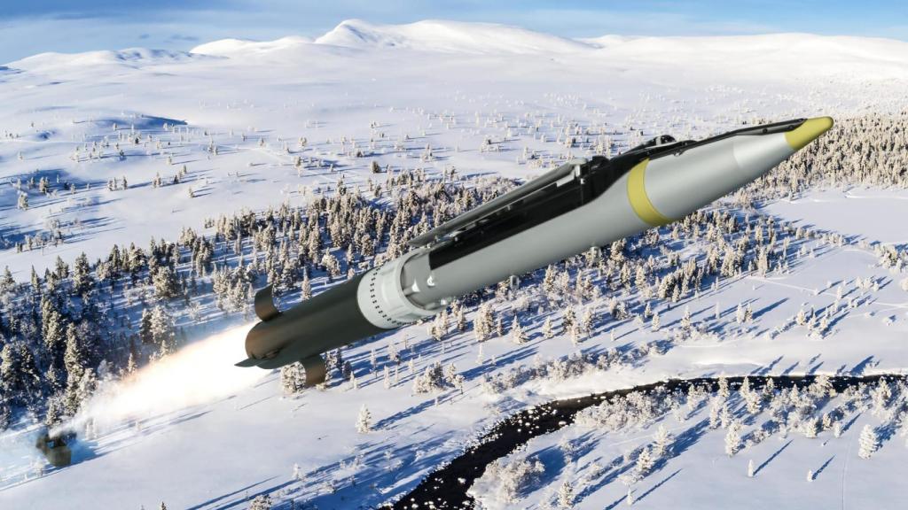 Ilustración de la GLSDB en pleno vuelo