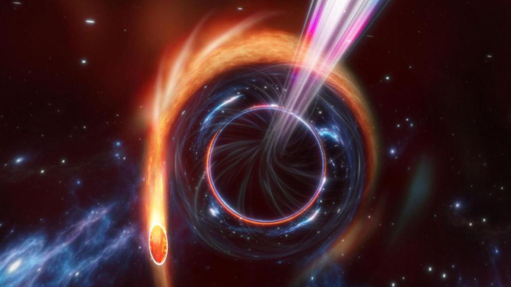 Ilustración del evento cósmico.