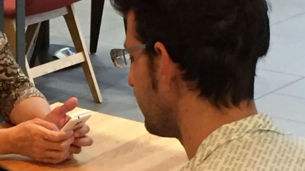 Gabriel C. Barroso tras su agresión