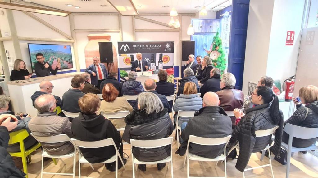 La DOP Montes de Toledo ha presentado su nueva cosecha en Madrid.