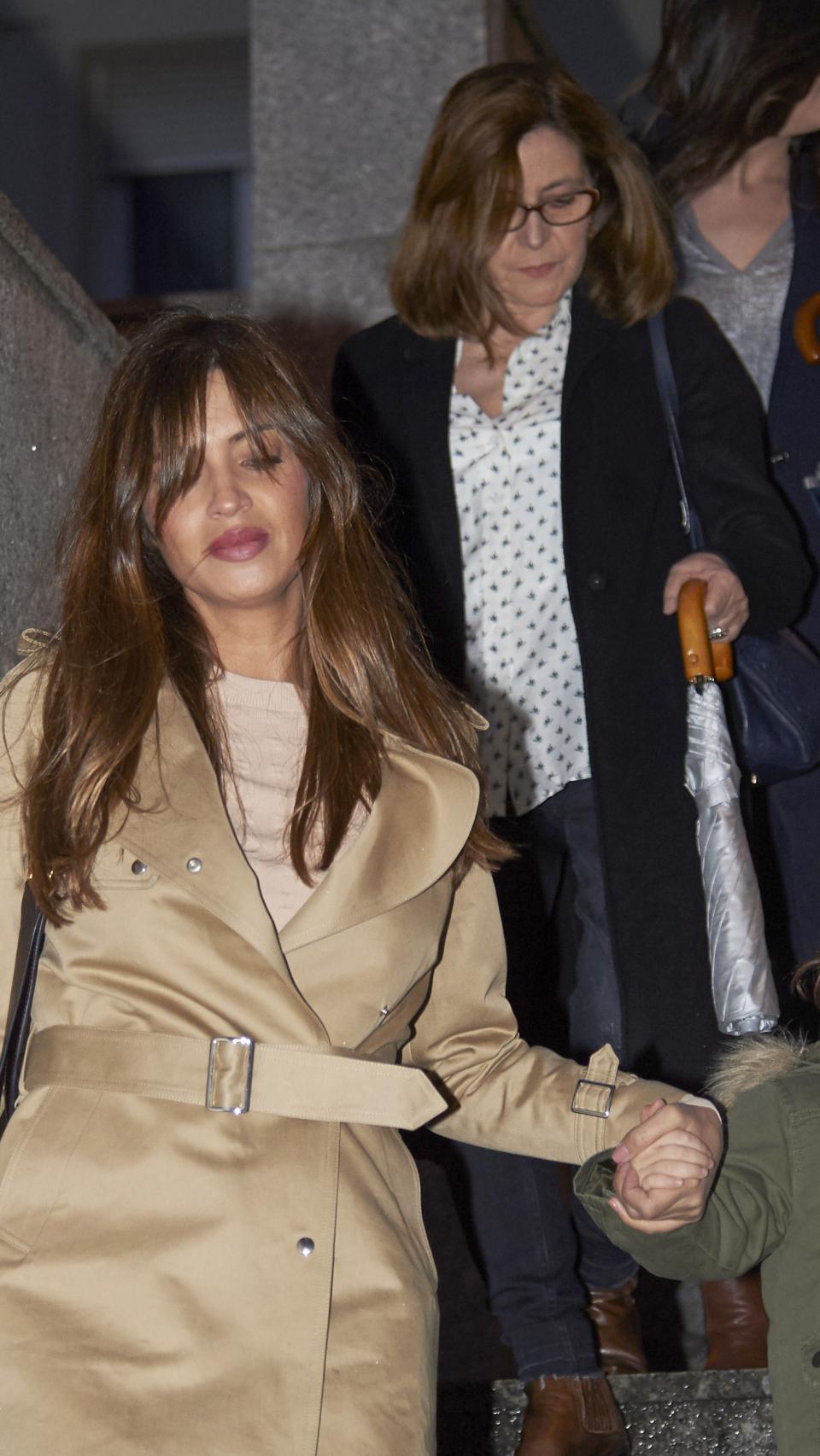 Sara Carbonero y su madre, Goyi, en una imagen tomada en 2017, en Madrid.