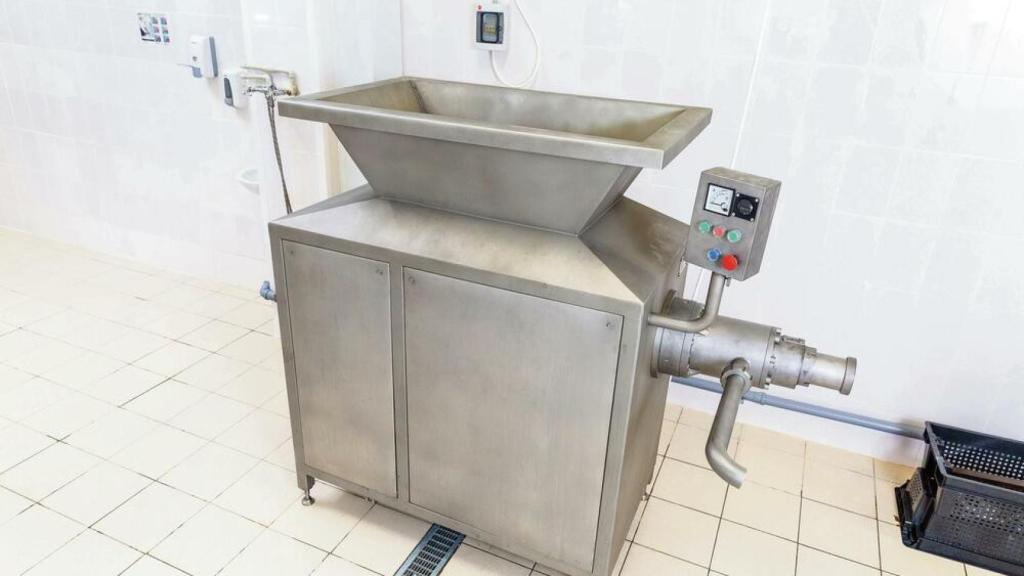 La trituradora hallada.