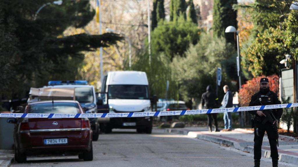 La embajada de Ucrania desalojada en Madrid