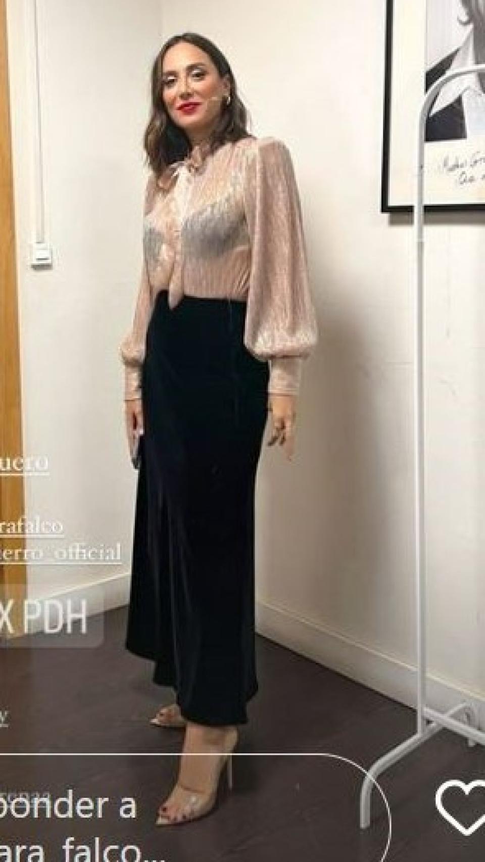 La marquesa tiene el 'look' ideal para Navidad.