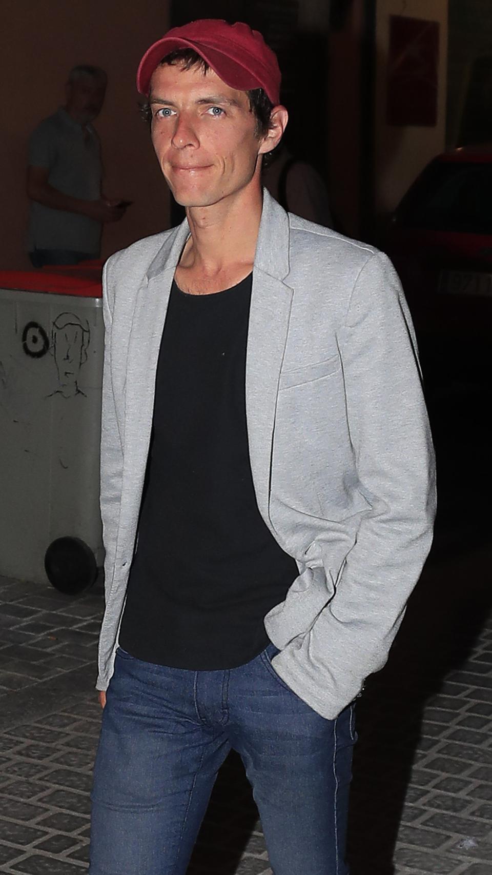 Camilo Blanes Ornelas el día del último adiós a su padre, Camilo Sesto, en septiembre de 2019.