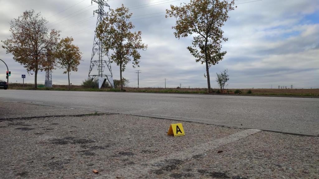Lugar donde se encontraba aparcado el coche de la víctima.