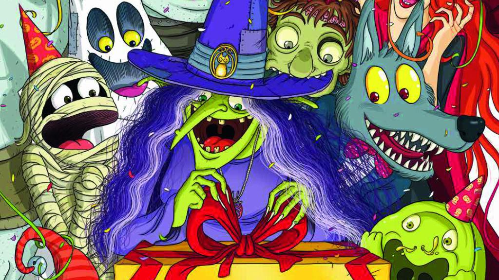 Un detalle de la portada de 'Un regalo monstruoso'