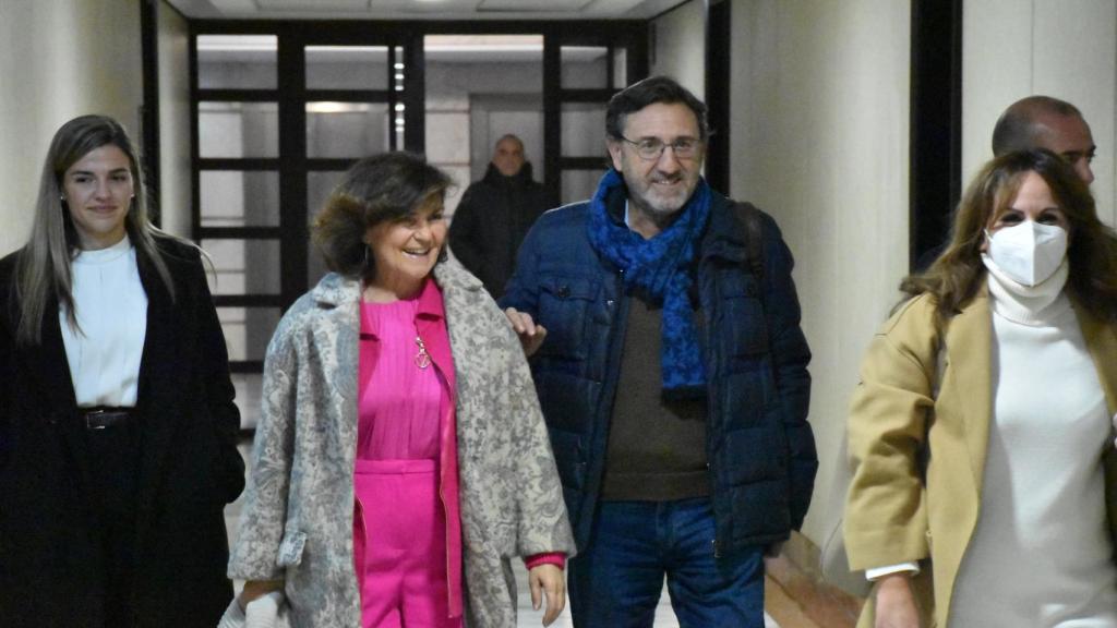 Carmen Calvo este viernes en Valladolid.