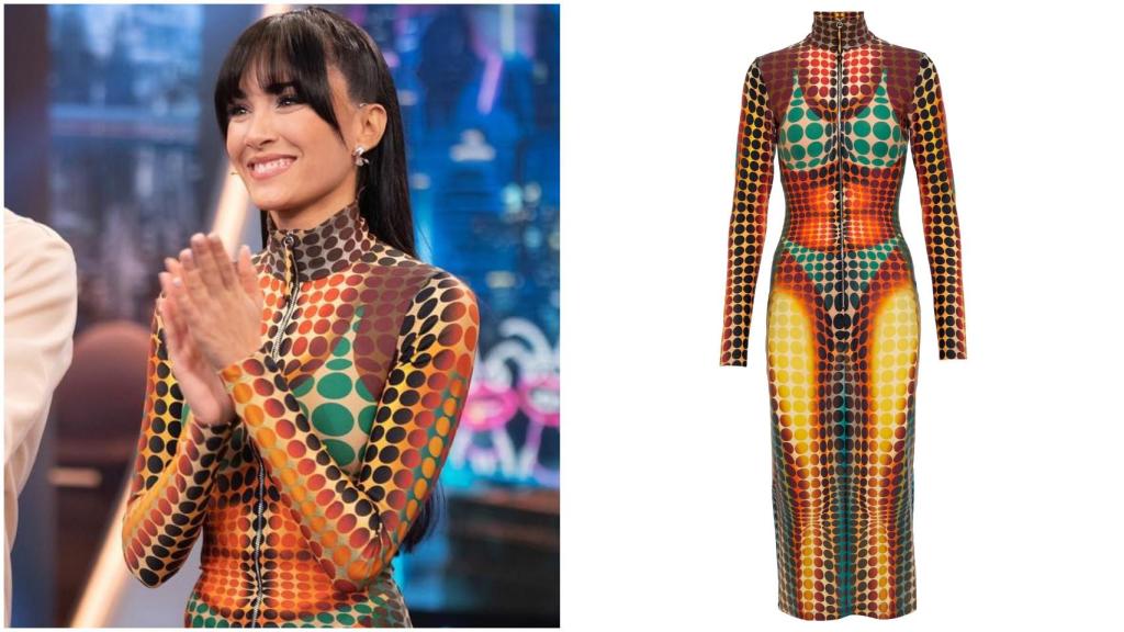 Aitana con vestido de Gaultier.