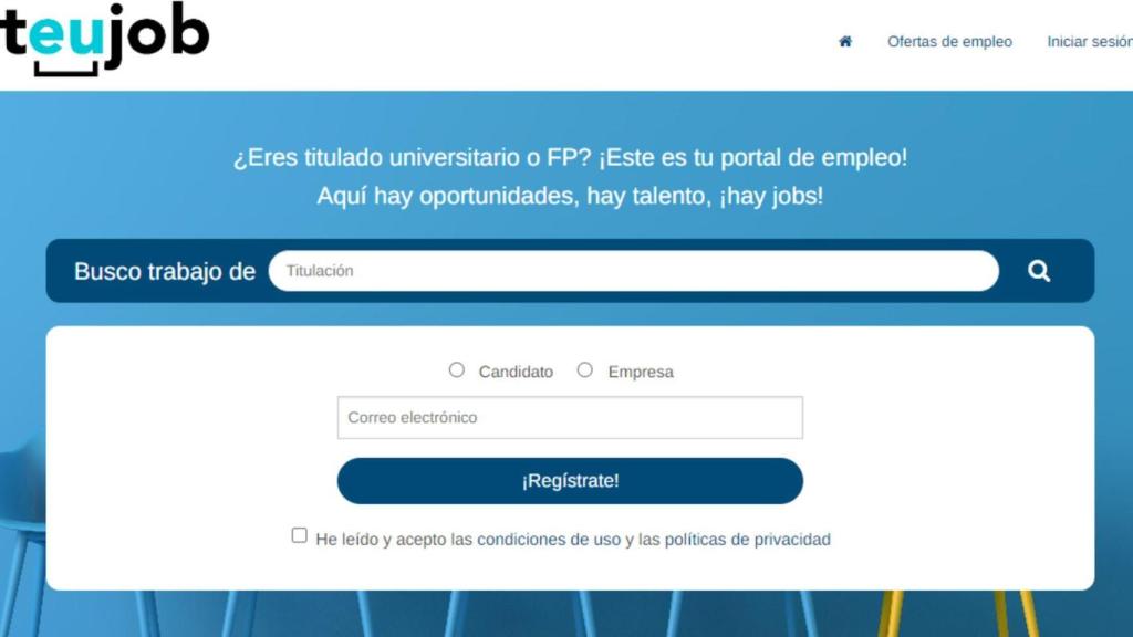 Portal gallego ‘Teujob’.