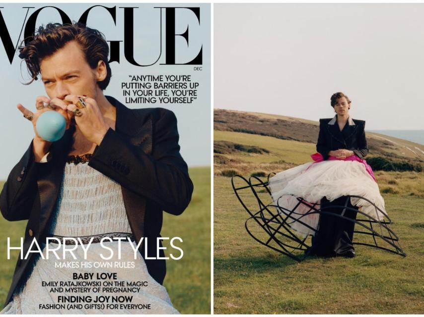 PORTADA HARRY STYLES VOGUE