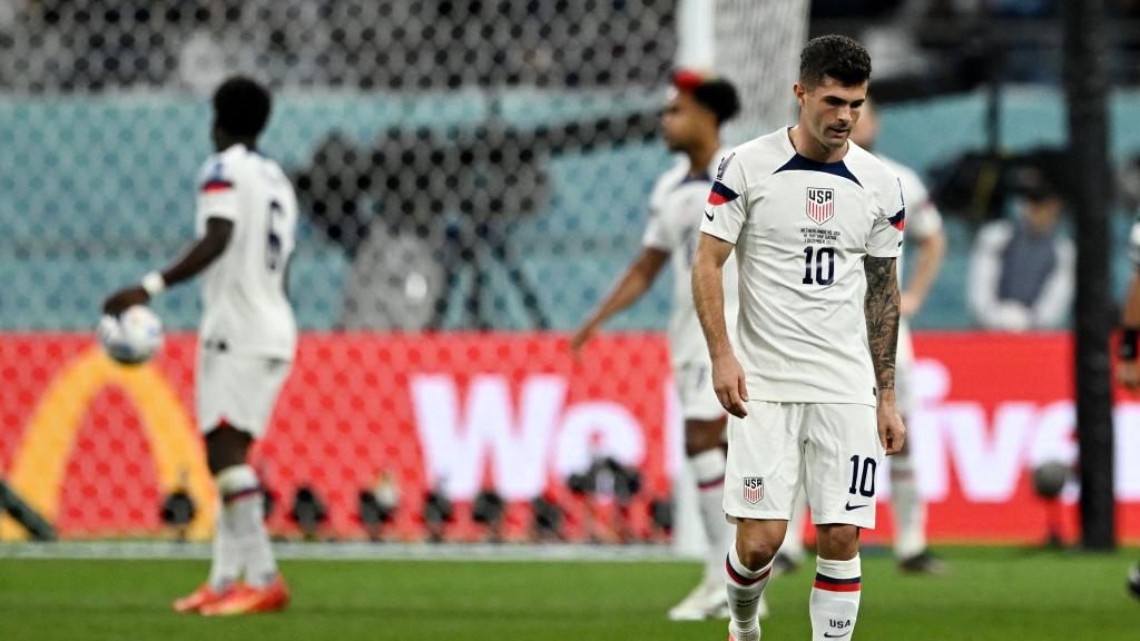 Lamento de los jugadores estadounidenses tras el gol.