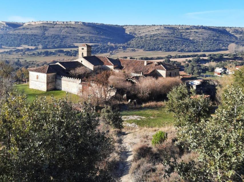Imagen panorámica de la finca a la venta en Soria.