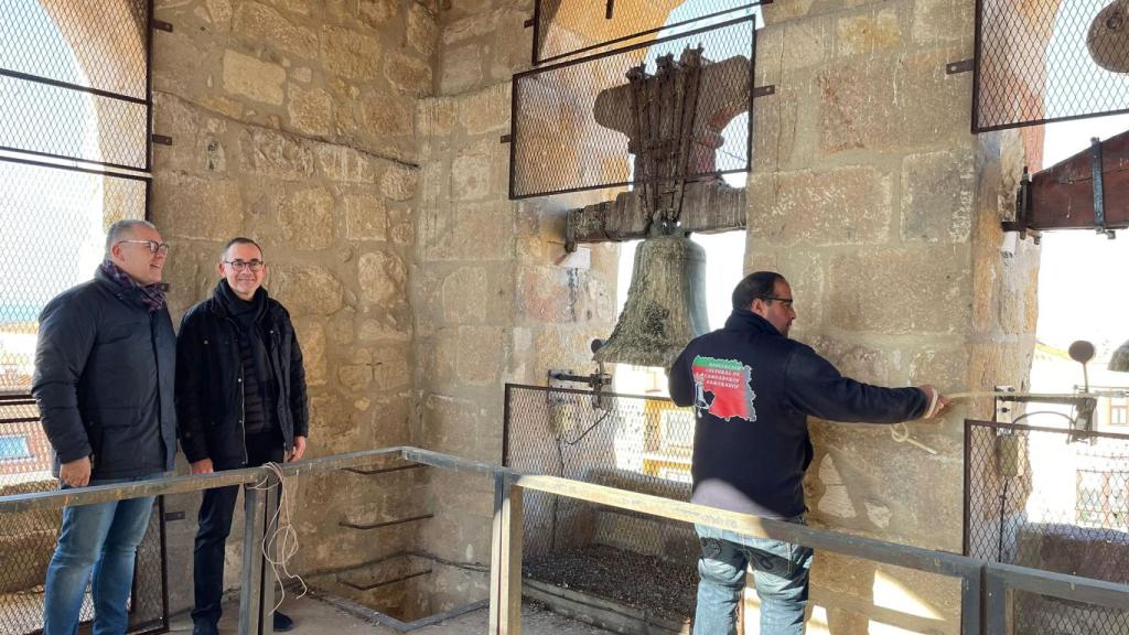 Imagen del toque de campanas en Zamora.