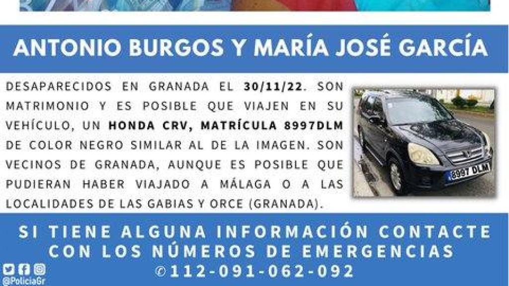 Cartel difundido por la Policía Local.