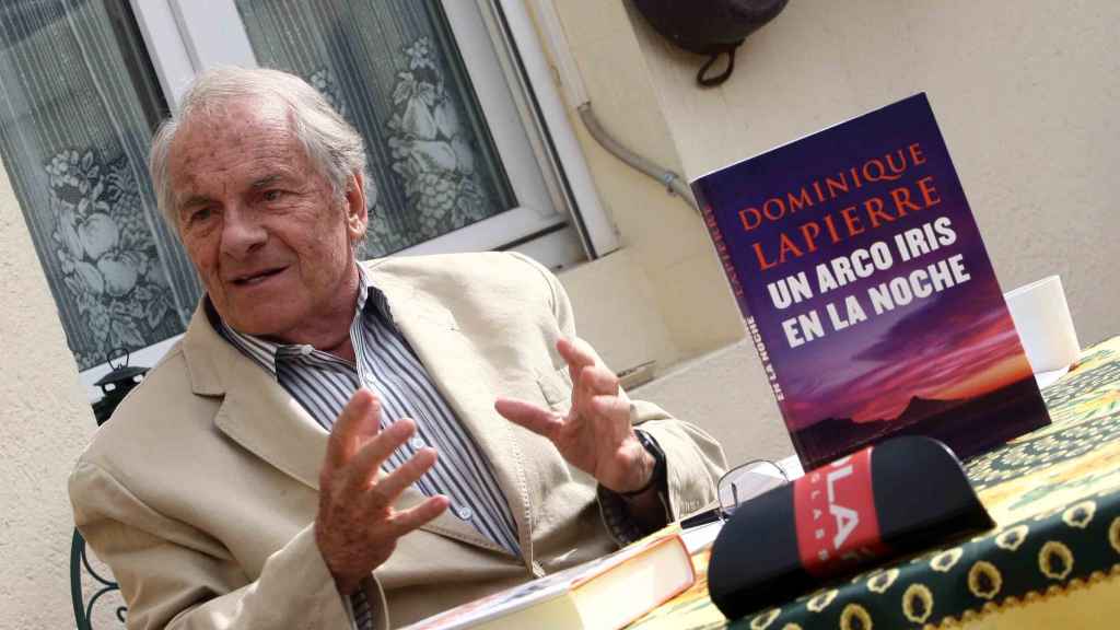 Dominique Lapierre durante una entrevista concedida en 2010.